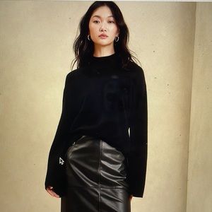 CABI Leather Skirt NWOT Size 12